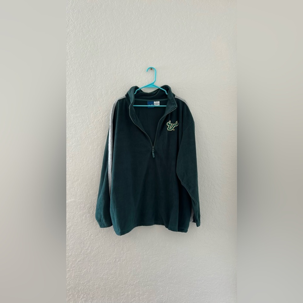 Oversized USF Fleece Quarter Zip